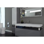 Neptune WISHS48-4-4PO White WISH S48-in polymer sink 4in Drilled