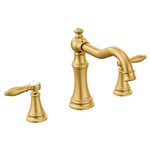 MOEN TRIM WEYMOUTH ROMAN TUB 3H LEVER 