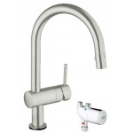 GROHE 31392DC0 Minta Touch Kitchen Faucet wMicroTherm Unit