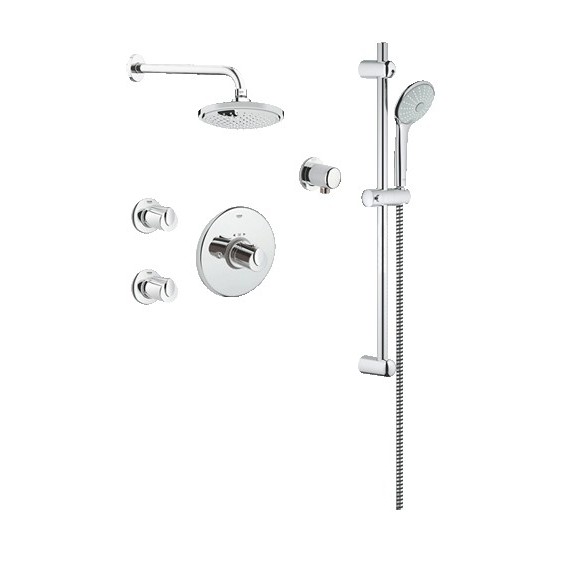 GROHE 117169 Basic THM dual function shower kit