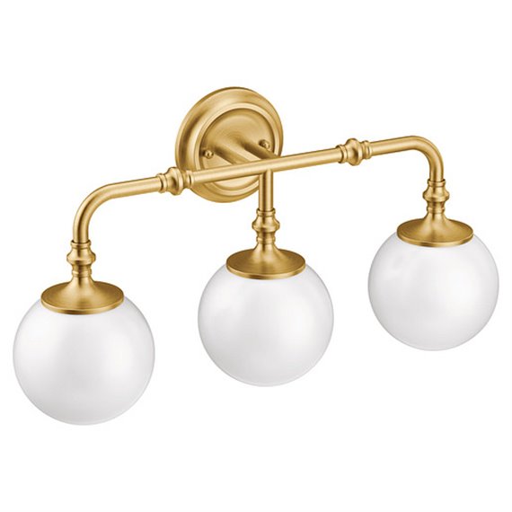 MOEN COLINET THREE GLOBE LIGHT 