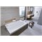 MIROLIN AWH6041BN WHITE HUDSON 5 DROP IN WHIRLPOOL AND BN TRIM