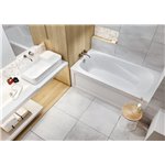 MIROLIN AWU60L1CZ WHITE TUCSON SKIRTED WHIRLPOOL AND PC TRIM AND HEATER