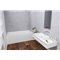 MIROLIN BO32R0001 WHITE CORRA SKIRTED BATH