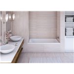 MIROLIN BO63L0001 AURA ALCOVE BATH - 2" FLANGE