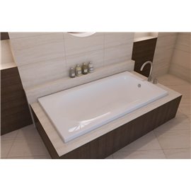 MIROLIN BO6720001 WHITE BLISS 2" DROP IN BATH