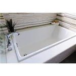 MIROLIN BO68S0001 WHITE FINA SLIMLINE DROP IN BATH 