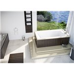 MIROLIN BO7528001 WHITE MELLA 2" DROP IN BATH 8-PACK