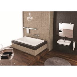 MIROLIN BO9000001 WHITE PO2 4" DROP IN BATH