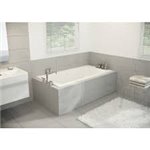 MIROLIN BO9328001 WHITE PUR 2" DROP IN BATH 8-PACK