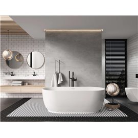 MIROLIN CF1028 WHITE NUAN BATH 60"