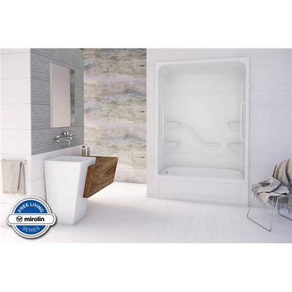 MIROLIN FPL13L1 WHITE FREE LIVING PARKER 16 MULTI WHITE BARS