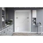 MIROLIN FS5R1 WHITE FL MADISON 5 SHOWER WHITE BARS