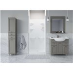 MIROLIN MEL31 WHITE MELROSE 3 SHOWER STALL