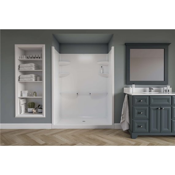 MIROLIN MEL5C1 WHITE MELROSE 5 SHOWER STALL