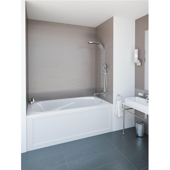 MIROLIN PA6030L1 PHOENIX SKIRTED BATH LH