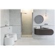 MIROLIN SD34 SWING DOOR PLAIN SILVER