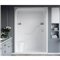 MIROLIN SH51LS1 WHITE MADISON 5 SHOWER STALL WITH SEAT