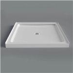 MIROLIN SQD3636A1 WHITE STRADA 36" SQD ALCOVE BASE