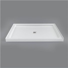 MIROLIN SQD4836A1 WHITE STRADA 48" SQD ALCOVE BASE 