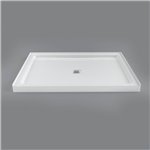 MIROLIN SQD4836A1 WHITE STRADA 48" SQD ALCOVE BASE 