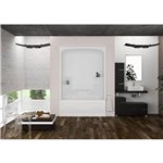 MIROLIN TS5L1 WHITE LIBERTY TUB SHOWER