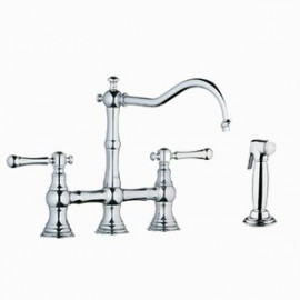 GROHE 20158 Bridgeford Bridge Kitchen Faucet wspray