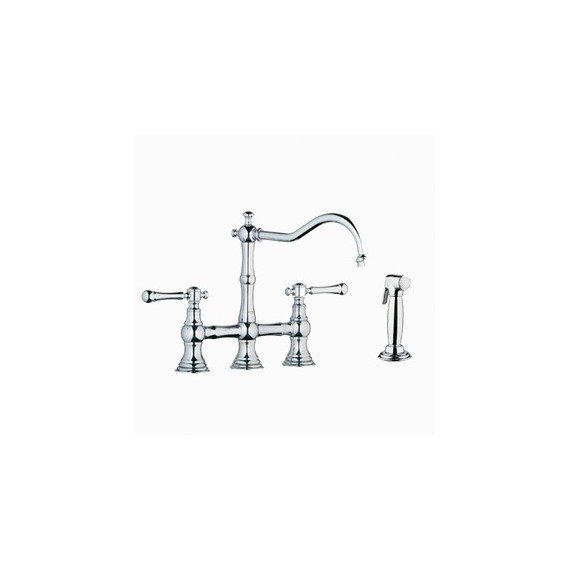 GROHE 20158 Bridgeford Bridge Kitchen Faucet wspray