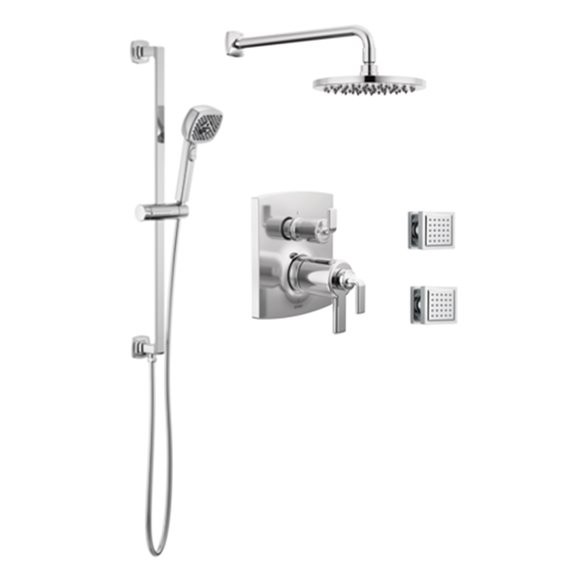 BRIZO ALLARIA KIT335AL 3-WAY THERMOSTATIC SHOWER KIT