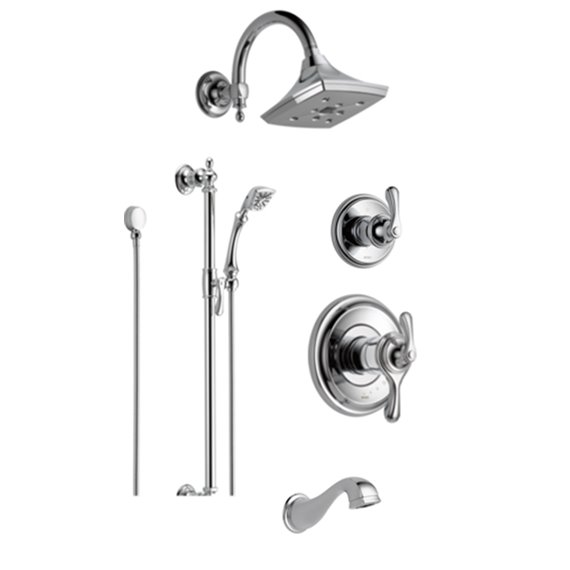 BRIZO CHARLOTTE KIT335-1CH 3-WAY THERMOSTATIC SHOWER KIT