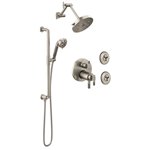 BRIZO LITZE KIT335LT 3-WAY THERMOSTATIC SHOWER KIT