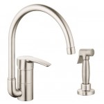 GROHE 33980 Eurostyle Kitchen Faucet w Metal Side Spray