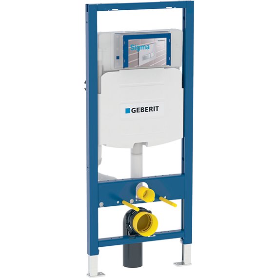 GEBERIT 111.335.00.5 DUOFIX ELEMENT FOR WALL-HUNG WC 120 CM WITH SIGMA CONCEALED CISTERN 12 CM 6 / 3 LITERS