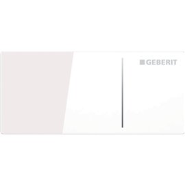 GEBERIT 115.084.SI.1 REMOTE FLUSH ACTUATION TYPE 70 FOR DUAL FLUSH FOR OMEGA CONCEALED CISTERN WHITE GLASS