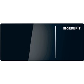 GEBERIT 115.084.SJ.1 REMOTE FLUSH ACTUATION TYPE 70 FOR DUAL FLUSH FOR OMEGA CONCEALED CISTERN BLACK GLASS