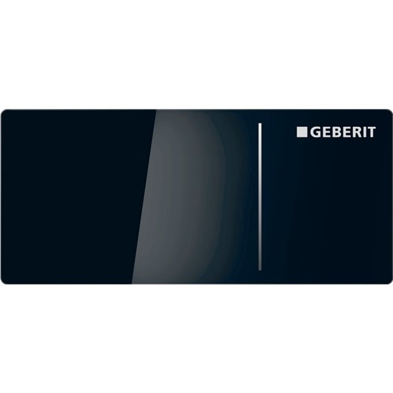 GEBERIT 115.084.SJ.1 REMOTE FLUSH ACTUATION TYPE 70 FOR DUAL FLUSH FOR OMEGA CONCEALED CISTERN BLACK GLASS