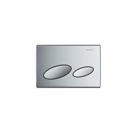 GEBERIT 115.228.21.1 ACTUATOR PLATE KAPPA20 FOR DUAL FLUSH BRIGHT CHROME-PLATED