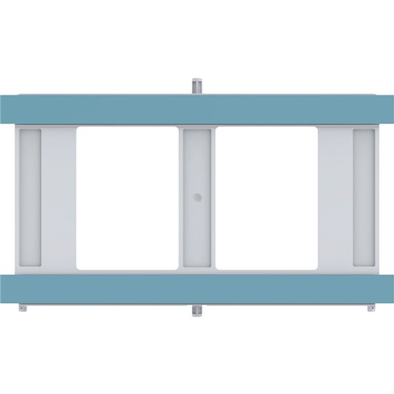 GEBERIT 115.620.00.1 ACTUATOR PLATE SIGMA70 FOR DUAL FLUSH FOR SIGMA CONCEALED CISTERN 12 CM CUSTOMISED