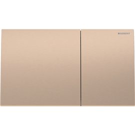 GEBERIT 115.622.QB.1 SIGMA70 ACTUATOR PLATE FOR DUAL FLUSH BRUSHED RED GOLD EASY- TO-CLEAN COATED