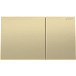 GEBERIT 115.622.QF.1 SIGMA70 ACTUATOR PLATE FOR DUAL FLUSH BRUSHED BRASS EASY- TO-CLEAN COATED