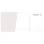 GEBERIT 115.630.SI.1 REMOTE FLUSH ACTUATION TYPE 70 FOR DUAL FLUSH FOR SIGMA CONCEALED CISTERN 12 CM WHITE GLASS