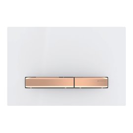 GEBERIT 115.670.11.2 ACTUATOR PLATE SIGMA50 FOR DUAL FLUSH METAL COLOUR RED GOLD RED GOLD WHITE