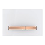 GEBERIT 115.670.11.2 ACTUATOR PLATE SIGMA50 FOR DUAL FLUSH METAL COLOUR RED GOLD RED GOLD WHITE