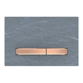 GEBERIT 115.670.JM.2 ACTUATOR PLATE SIGMA50 FOR DUAL FLUSH METAL COLOUR RED GOLD RED GOLD MUSTANG SLATE