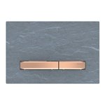 GEBERIT 115.670.JM.2 ACTUATOR PLATE SIGMA50 FOR DUAL FLUSH METAL COLOUR RED GOLD RED GOLD MUSTANG SLATE