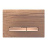 GEBERIT 115.670.JX.2 ACTUATOR PLATE SIGMA50 FOR DUAL FLUSH METAL COLOUR RED GOLD RED GOLD BLACK WALNUT