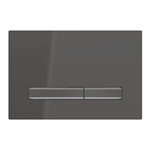 GEBERIT 115.671.DW.2 ACTUATOR PLATE SIGMA50 FOR DUAL FLUSH METAL COLOUR BLACK CHROME BLACK CHROME BLACK