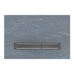 GEBERIT 115.671.JM.2 ACTUATOR PLATE SIGMA50 FOR DUAL FLUSH METAL COLOUR BLACK CHROME BLACK CHROME MUSTANG SLATE