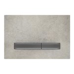 GEBERIT 115.671.JV.2 ACTUATOR PLATE SIGMA50 FOR DUAL FLUSH METAL COLOUR BLACK CHROME BLACK CHROME CONCRETE LOOK