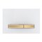 GEBERIT 115.672.11.2 ACTUATOR PLATE SIGMA50 FOR DUAL FLUSH METAL COLOUR BRASS BRASS WHITE